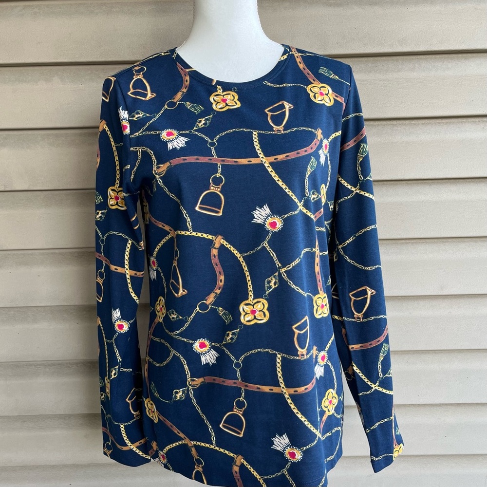 •Kim Rogers• NWT Perfectly Soft Long Sleeved Top - Size Small